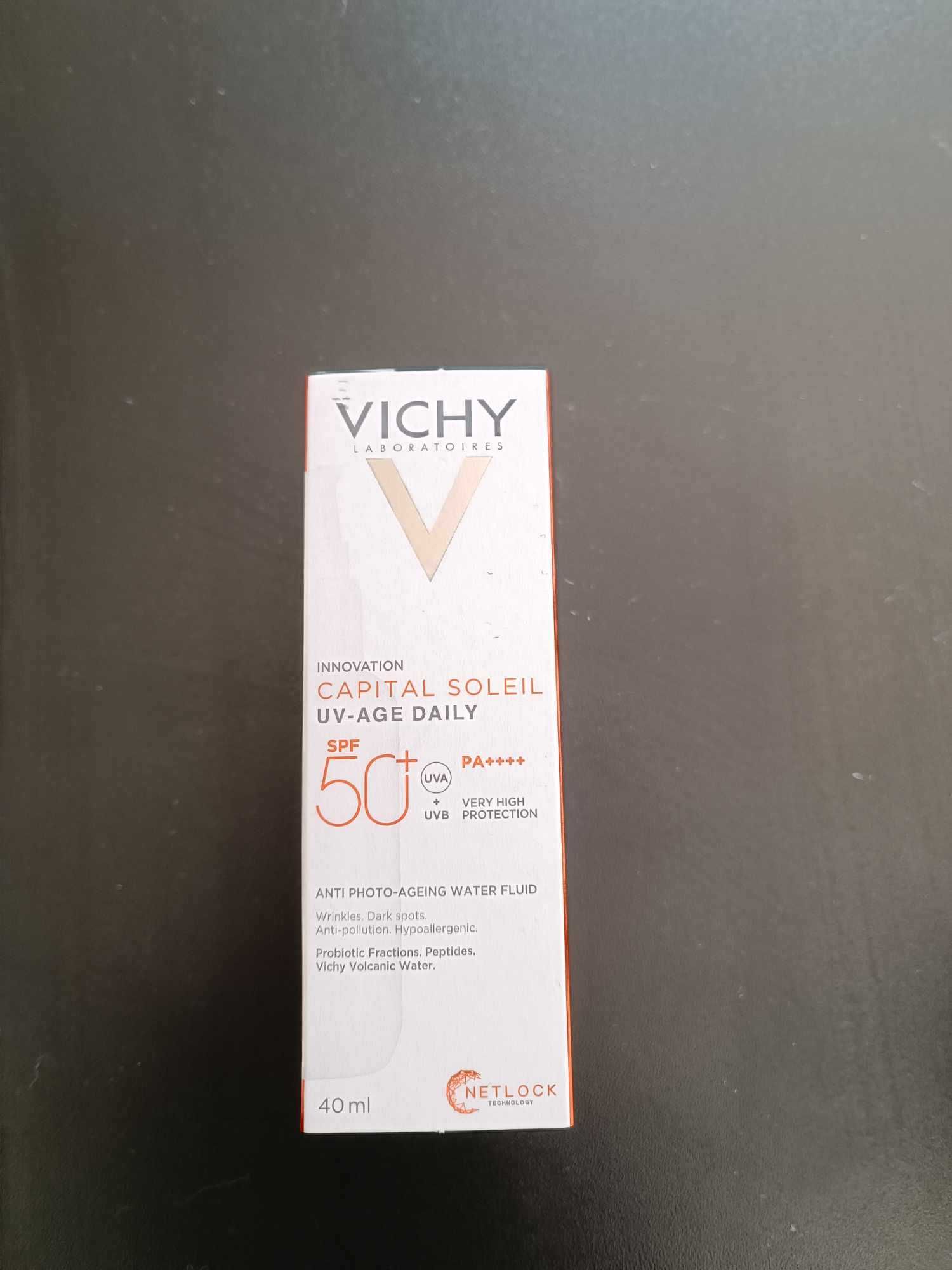 Krem z filtrem Vichy Capital Soleil UV-Age SPF 50+ Fluid 40 ml