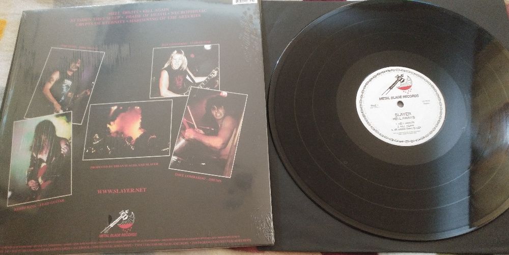 Slayer ‎– Hell Awaits LP + Poster