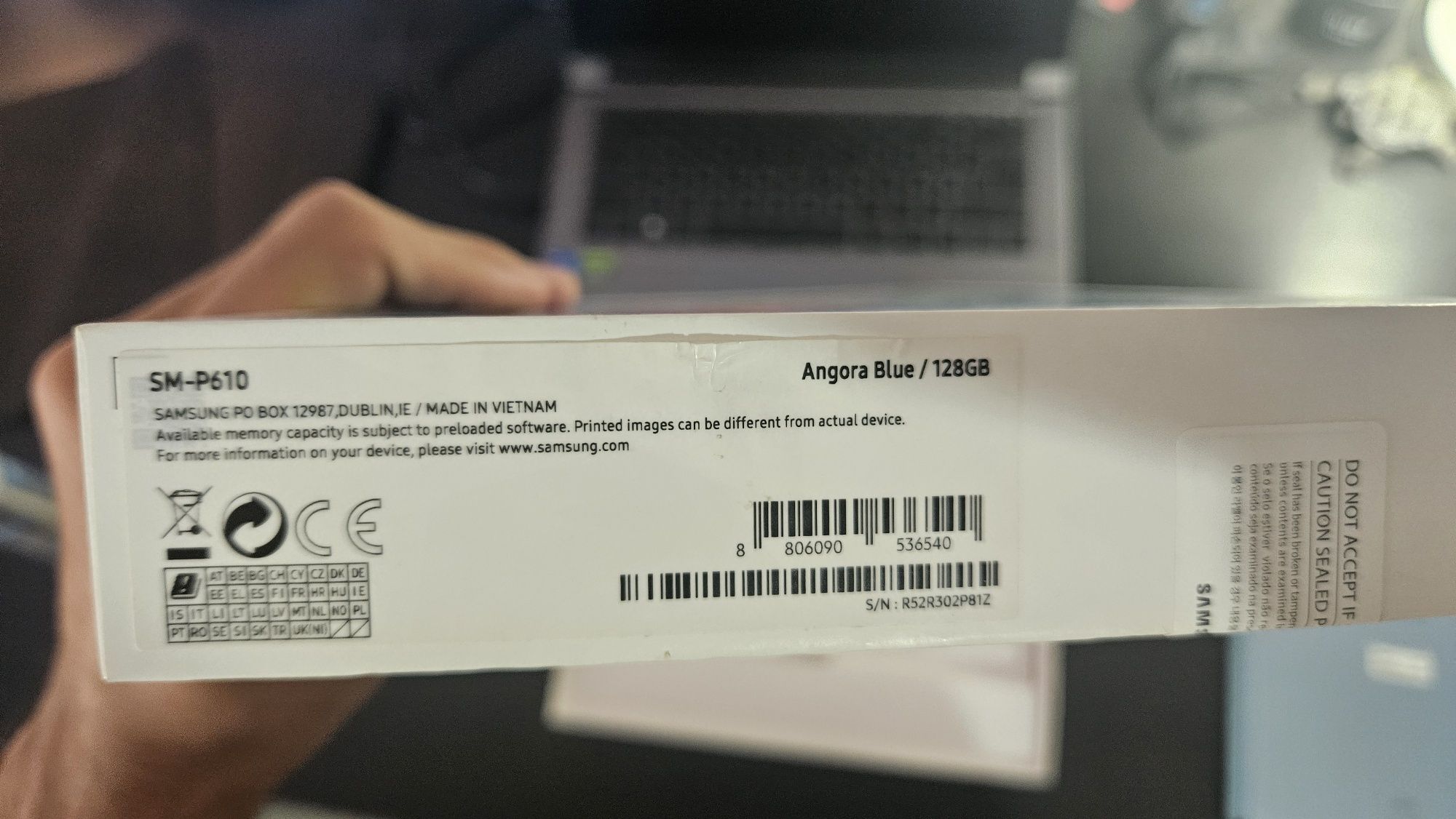 Samsung Tab S6 Lite Azul