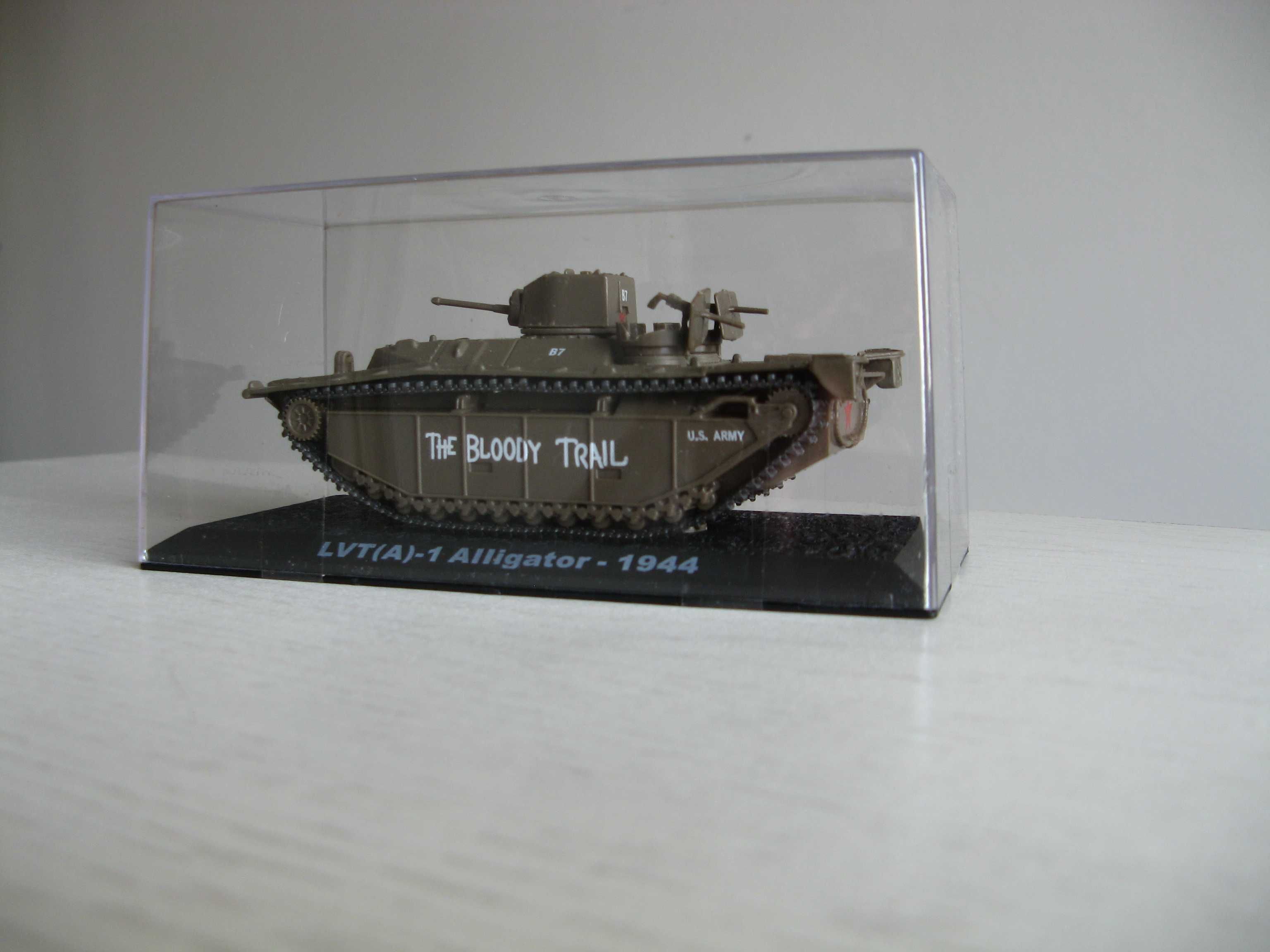 Amerykańska amfibia gąsienicowa LVT(A)-1 Alligator, 1:72/Nowa!