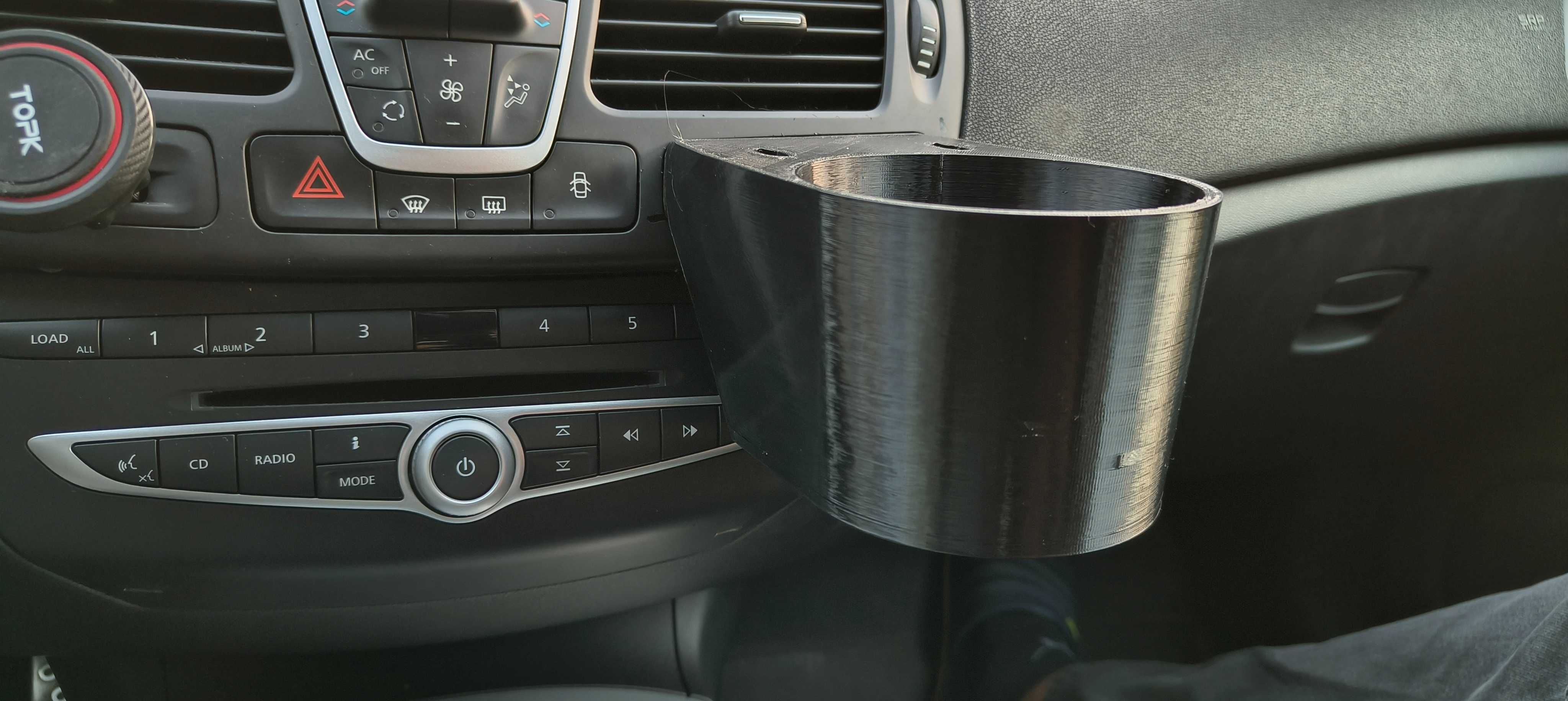 Renault laguna III cupholder, uchwyt na butelkę, puszkę - druk 3d