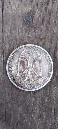 Moneta tryptyk numizmatyczny 10 marek srebro 1995