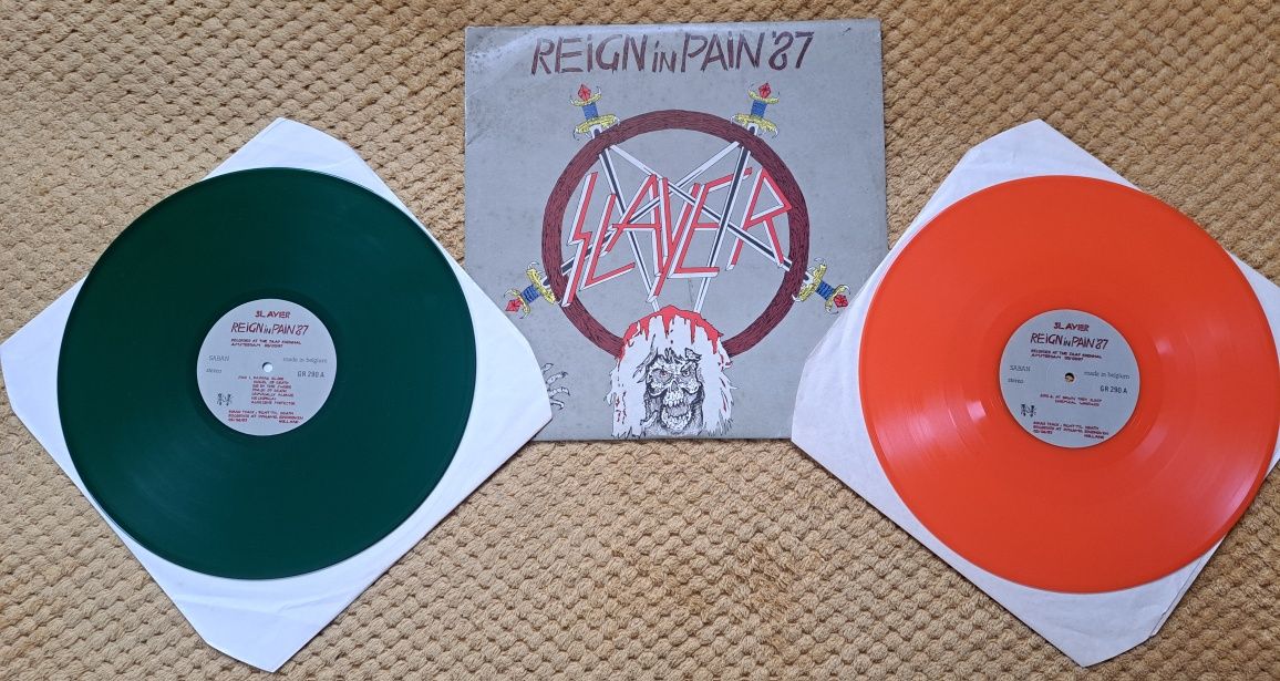 SLAYER  - Reign in Pain'87  2 winyle RARE