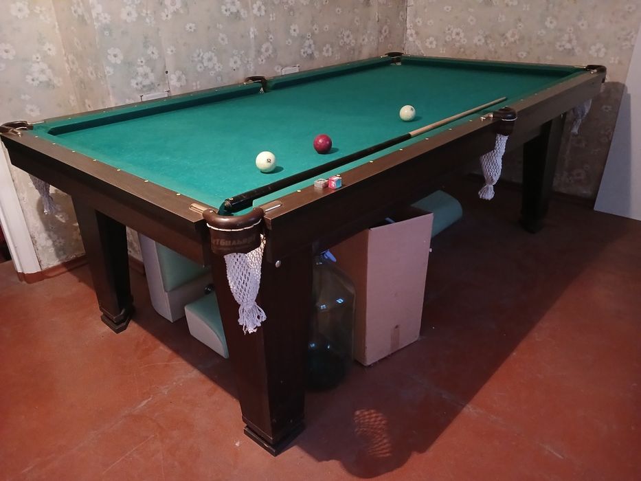 Більярдний стіл 7 8 9 11 та 12 футів Бильярд Стол Ардезія Лдсп