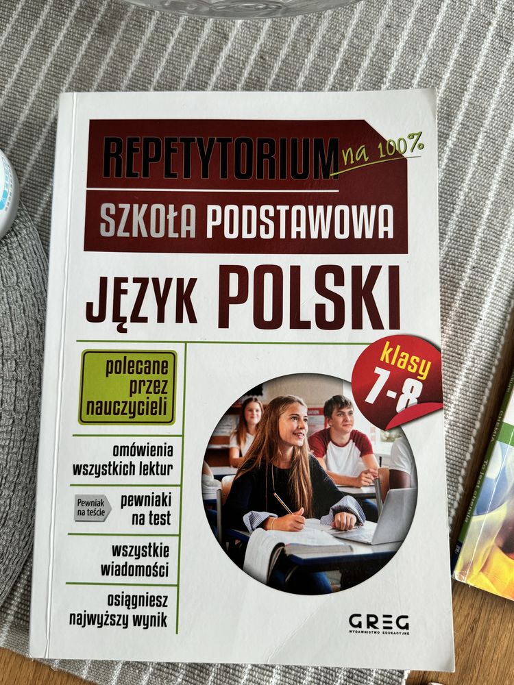 Repetytorium wiedzy na egzamin 8 klasisty język polski