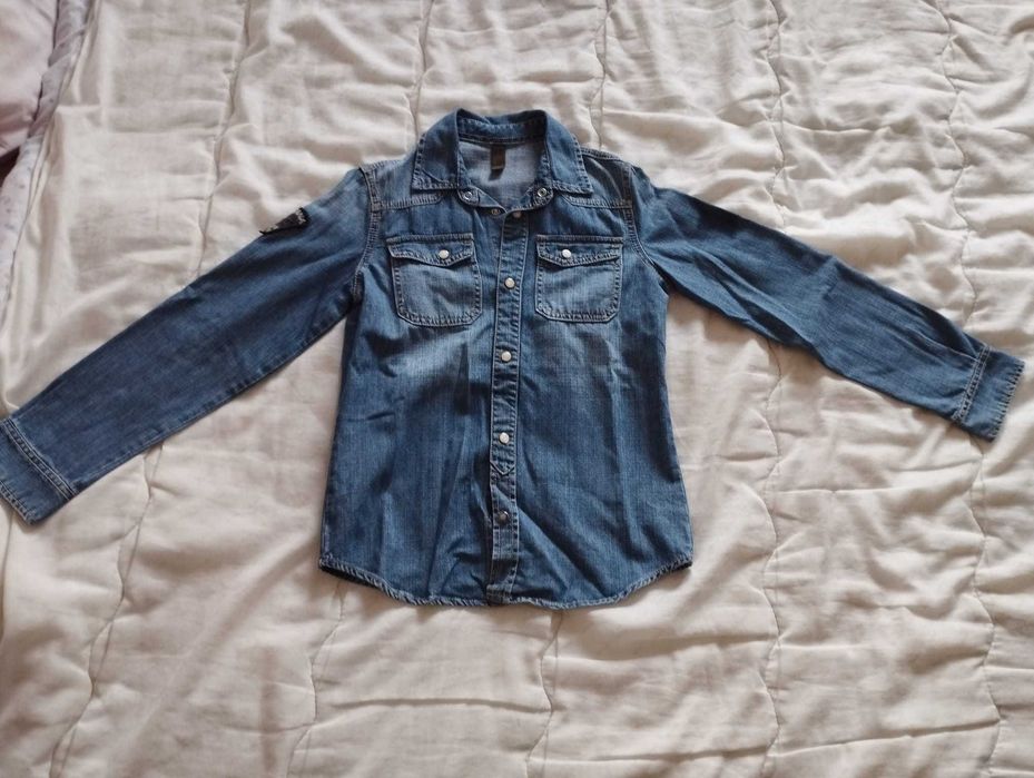 Camisa de ganga da Benetton, de menino/rapaz