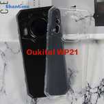 Силіконовий чохол на Oukitel  WP21 Ultra  черный и прозрачный