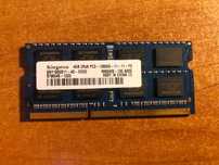 Pamięć ram KINGSTON 4GB 2Rx8 PC3-12800S Laptop