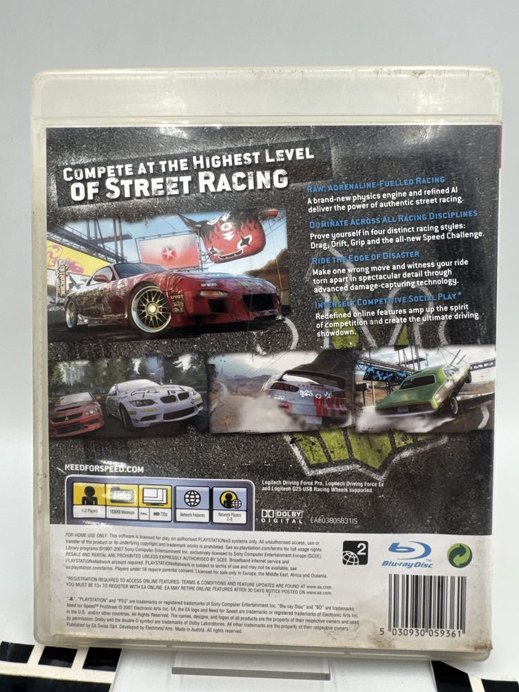 Need For Speed ProStreet Ps3 Gwarancja