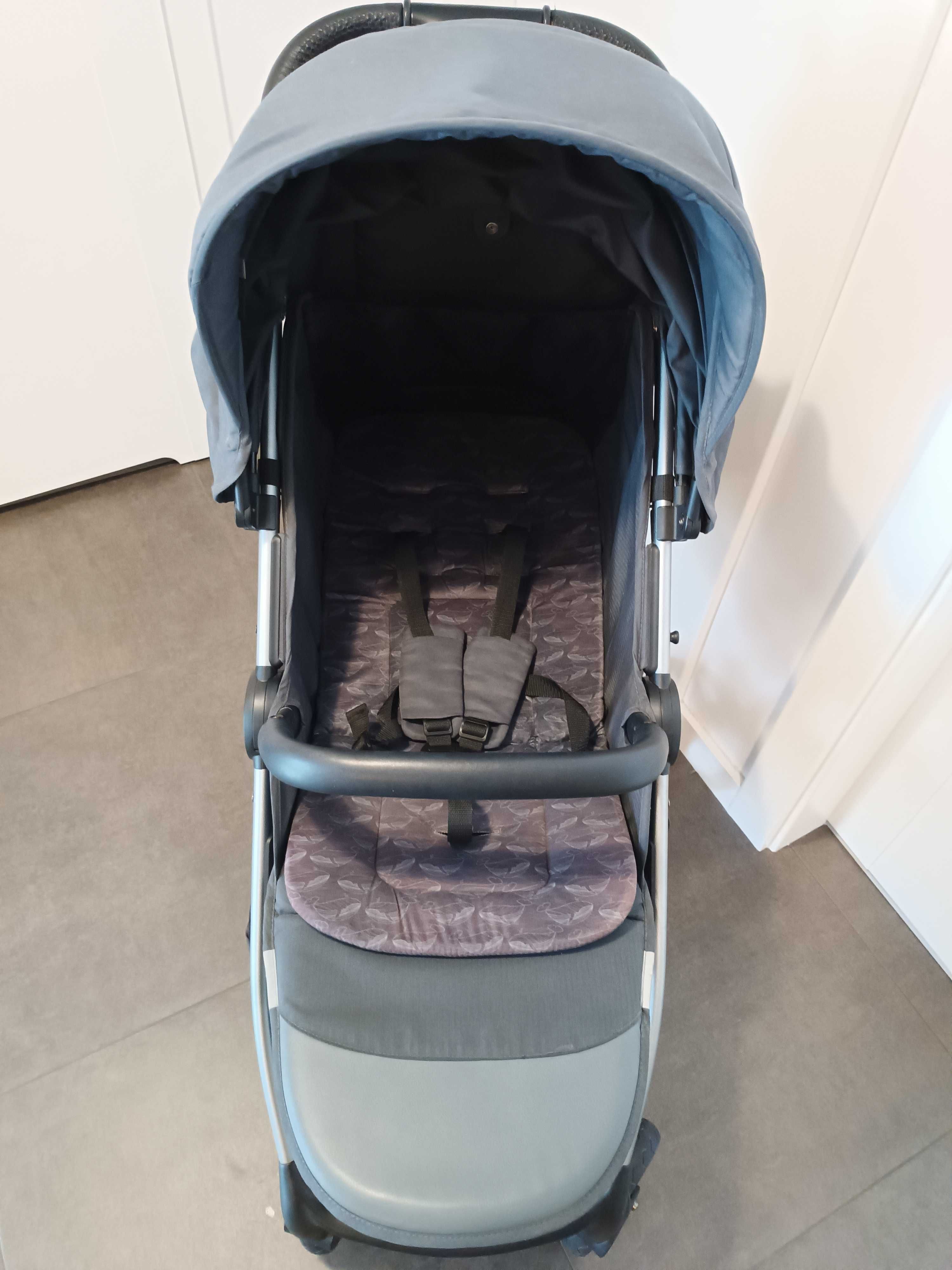 Wózek spacerowy Baby Design Wave + dodatki