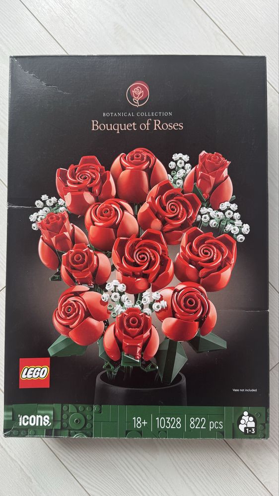 Lego bukiet róż czerwonych