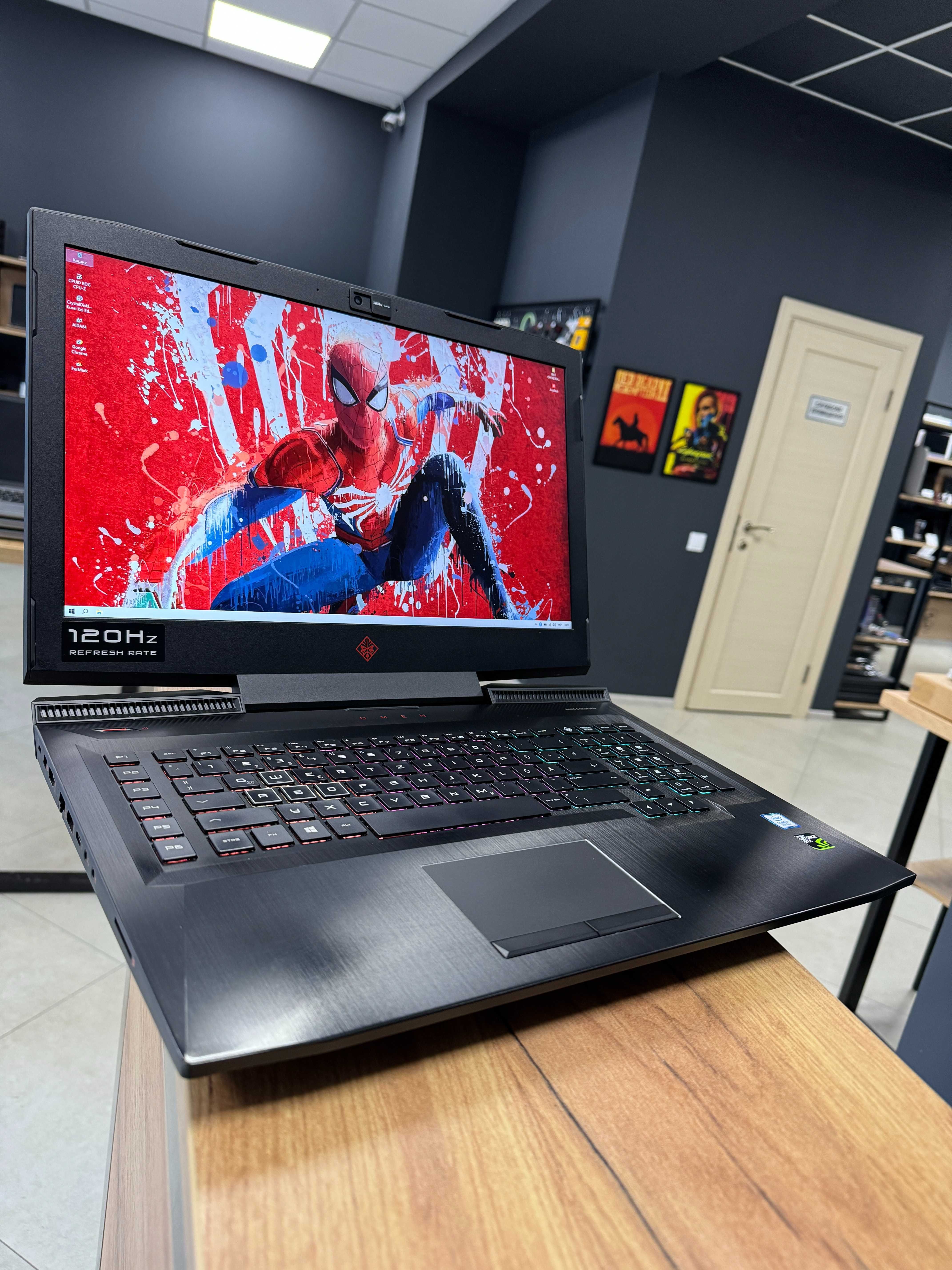 Ігровий HP Omen - 17.3/i7 8750H/GTX 1070 8 GB/256 NVME + HDD/120 Гц