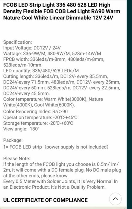 Світлодіодна Led стрічка лампа світильник