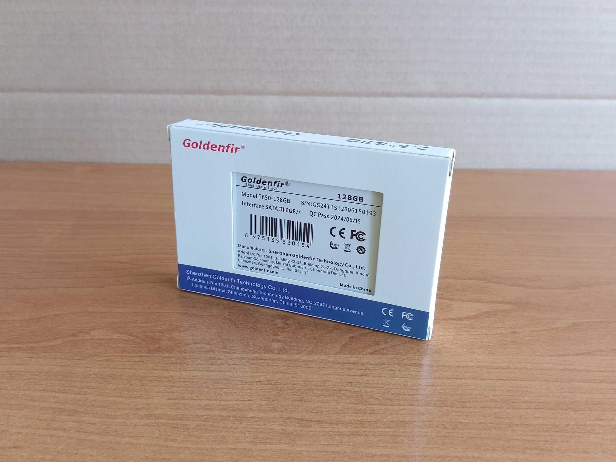 [NOWY] Dysk SSD Goldenfir 128GB 2,5 cala [Biały]