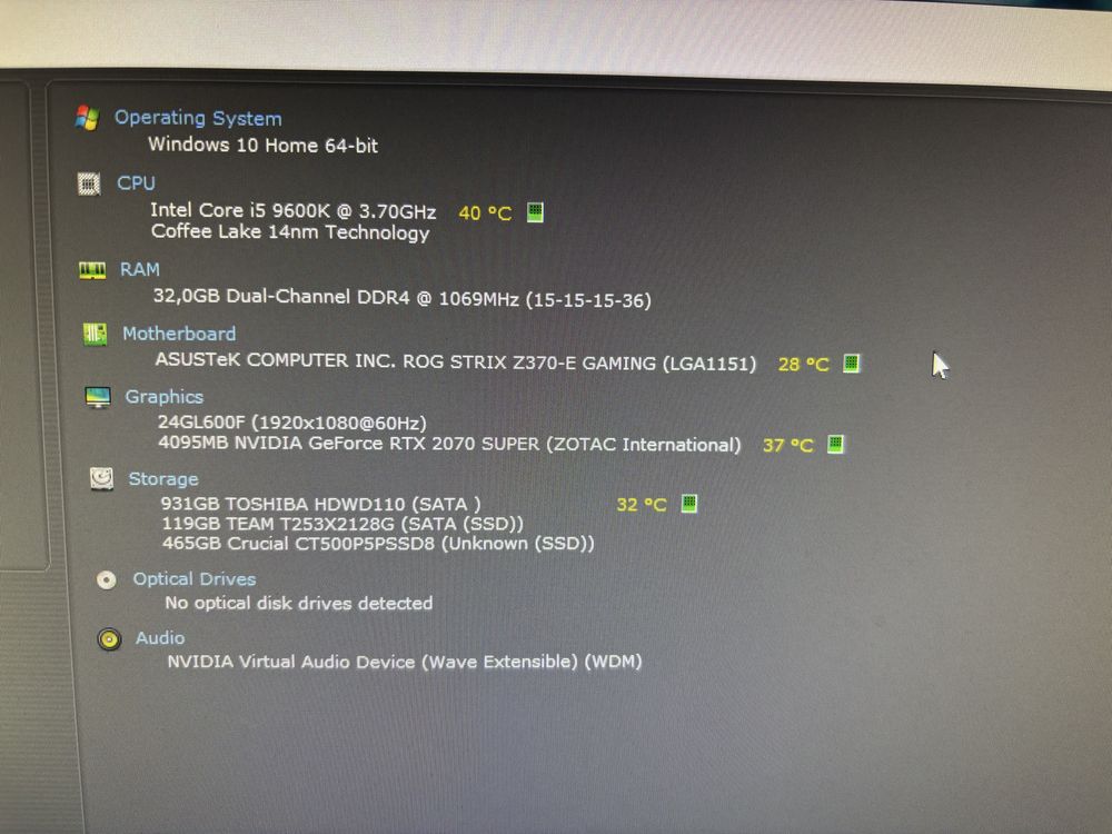Gaming PC | I5 9600k / 2070 super