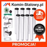 Wkład Kominowy Okrągły do Komina Fi120/8m/0,5mm - Kwasoodporny Okazja
