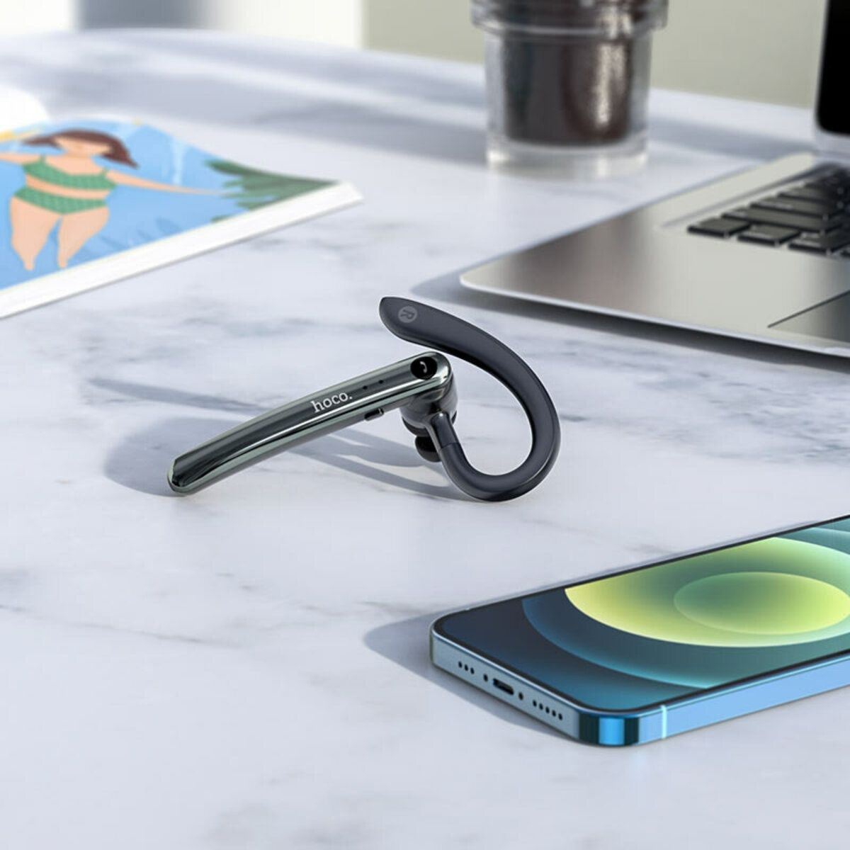 Бездротова Bluetooth Гарнітура Hoco S19 ENC ANC