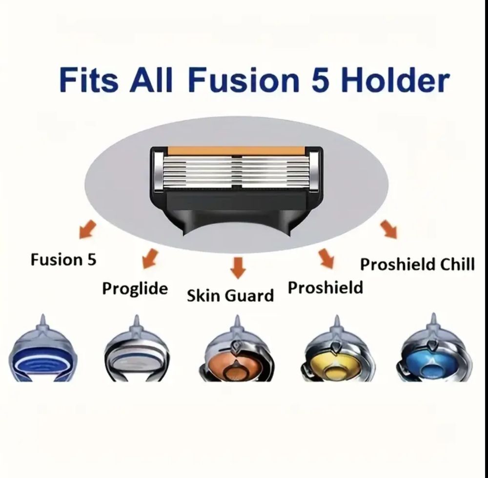 Лезвия gillette fusion 5 4шт в упаковке