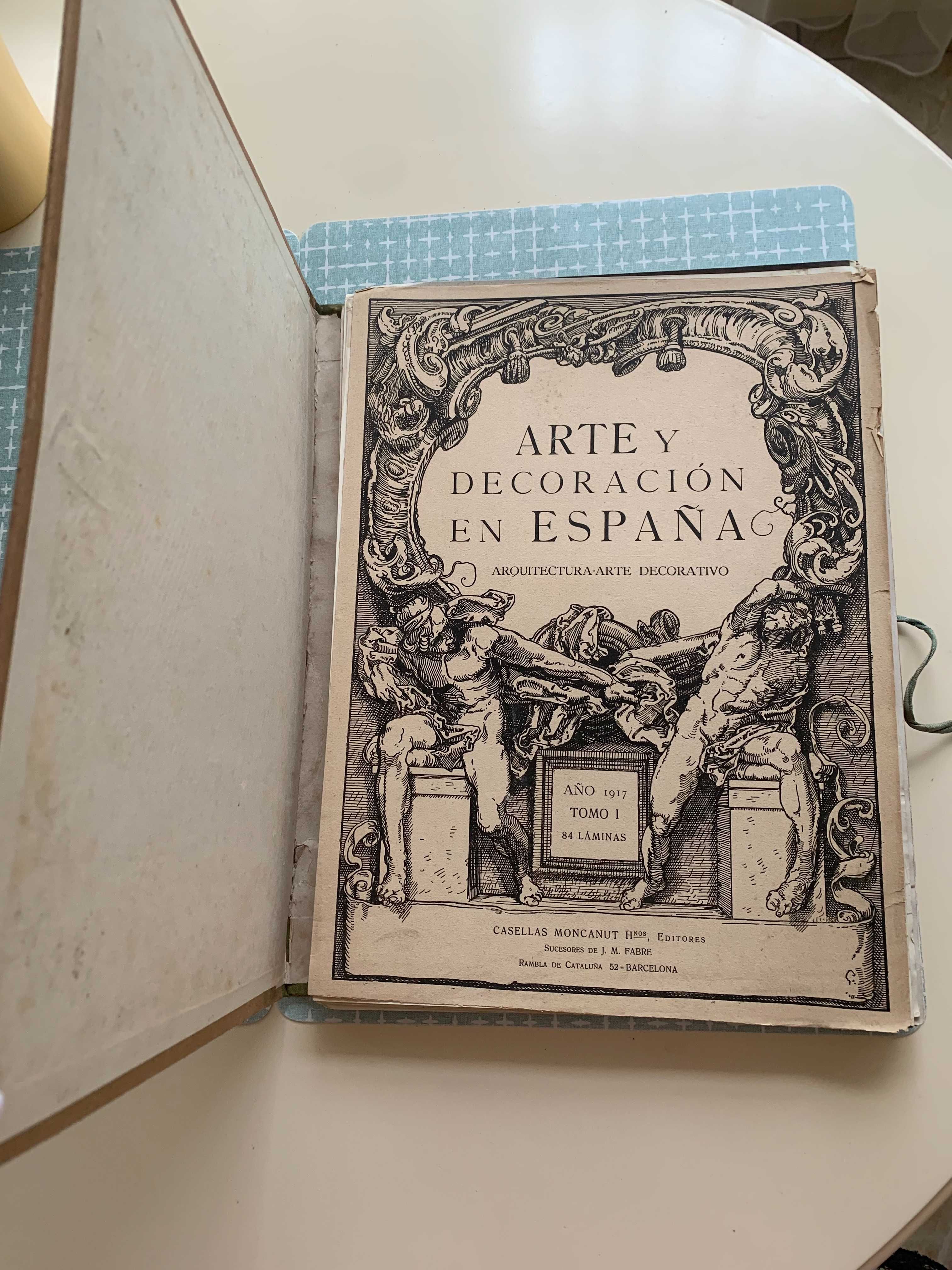 Папка 1917.ARTE DECORACION EN ESPANA.Архітект-декорат. мист.84ст.1 ТОМ