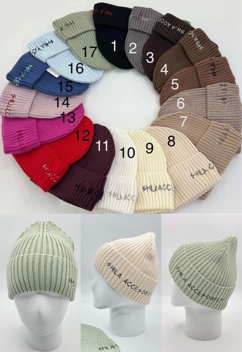 Теплі жіночі шапки , ангорки  hugo || Guess || shanel || miu miu