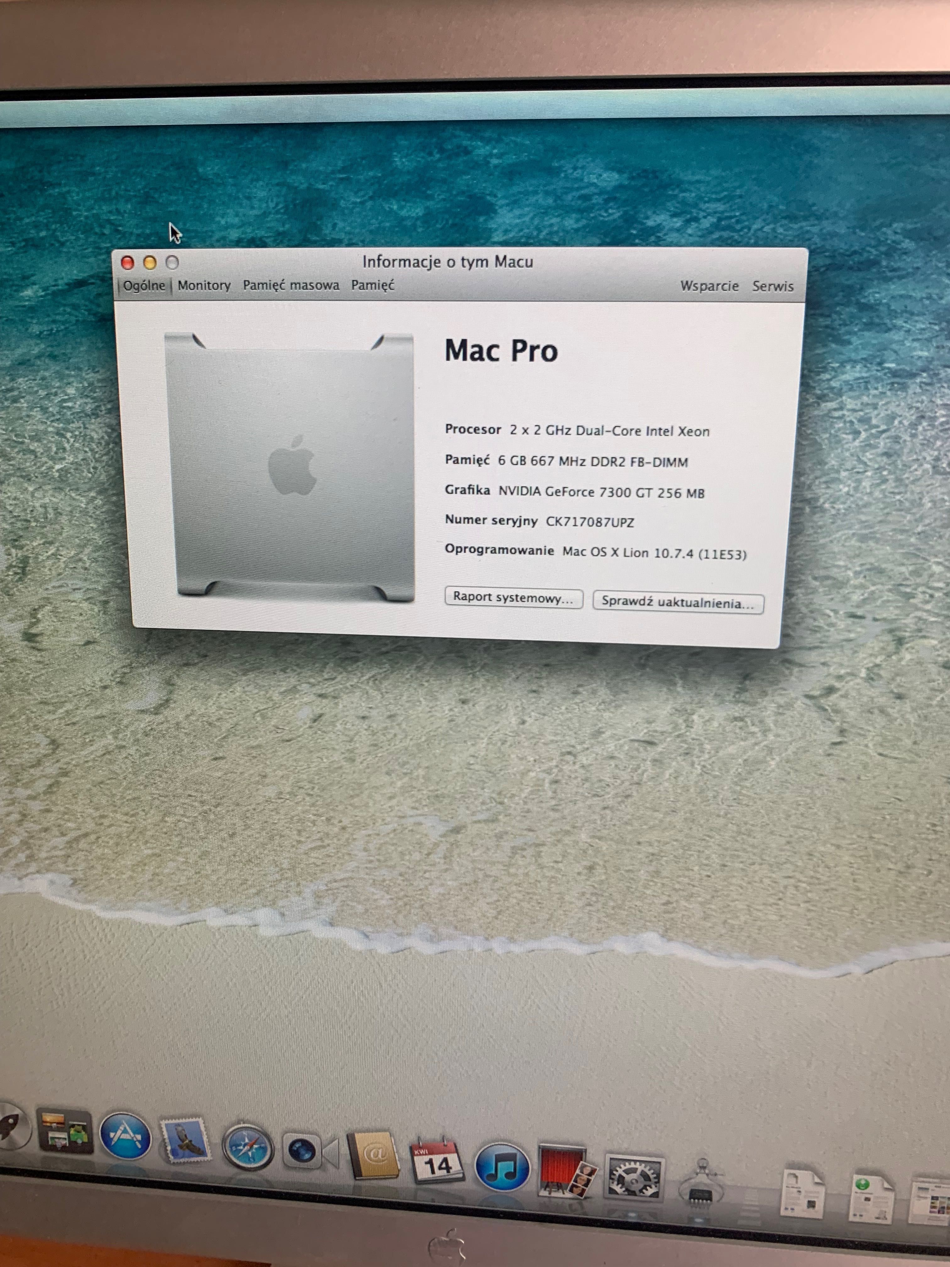 Apple Mac Pro A1186 paragon gwarancja