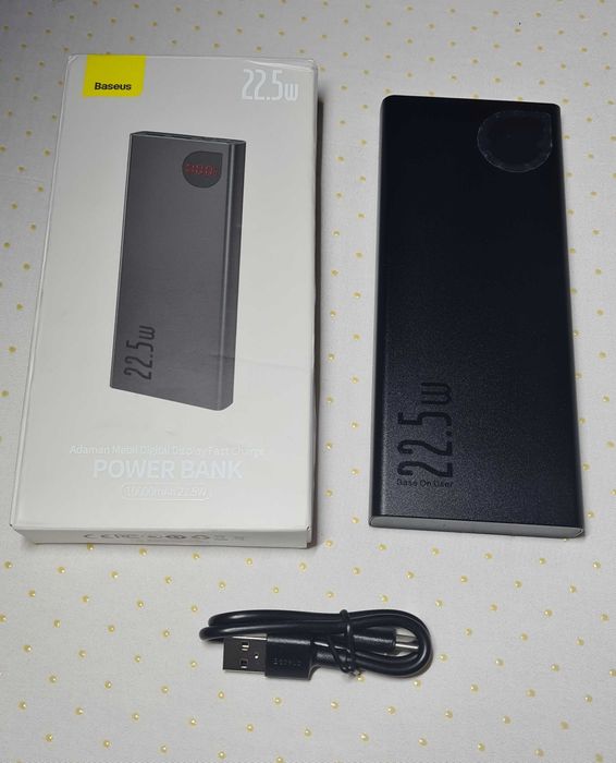 Павербанк Baseus Adaman 10000 mAh 22.5 W 2USB/Type-C/Lightning QC/PD