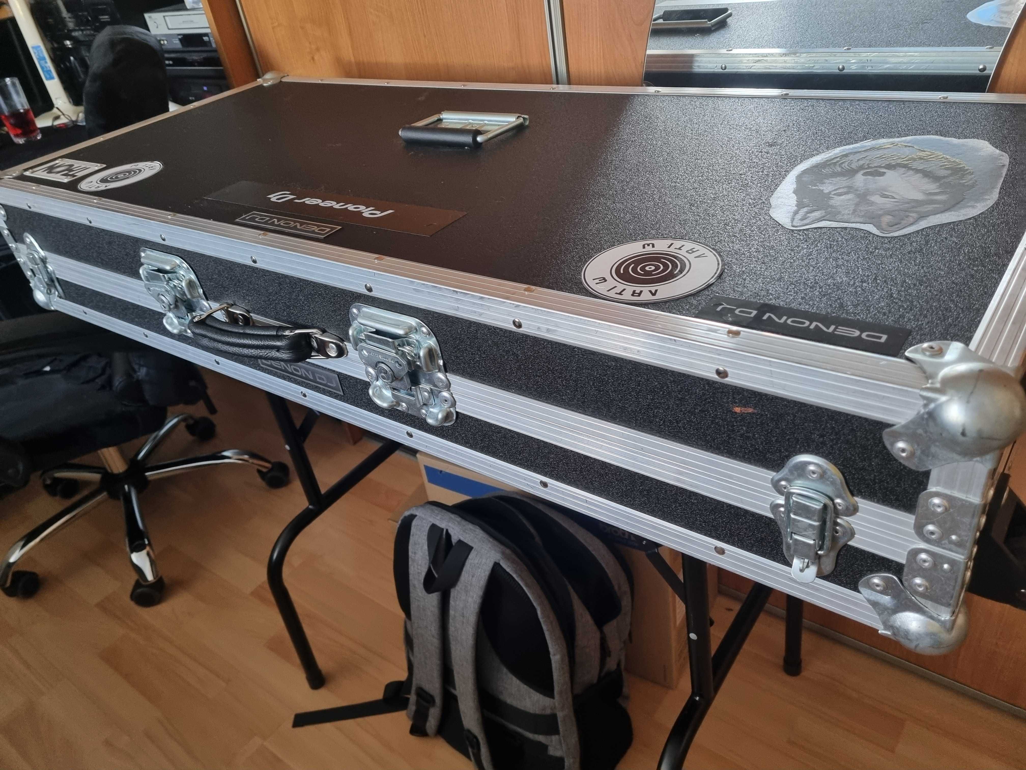 Denon sc6000 x 2,pioneer djm 900 nexus2,plus case