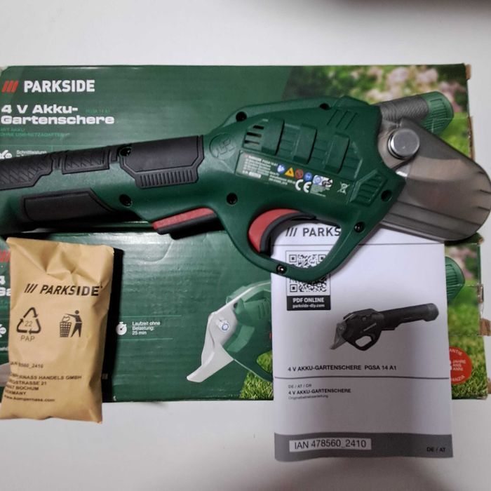 Секатор садовий акумуляторний Parkside