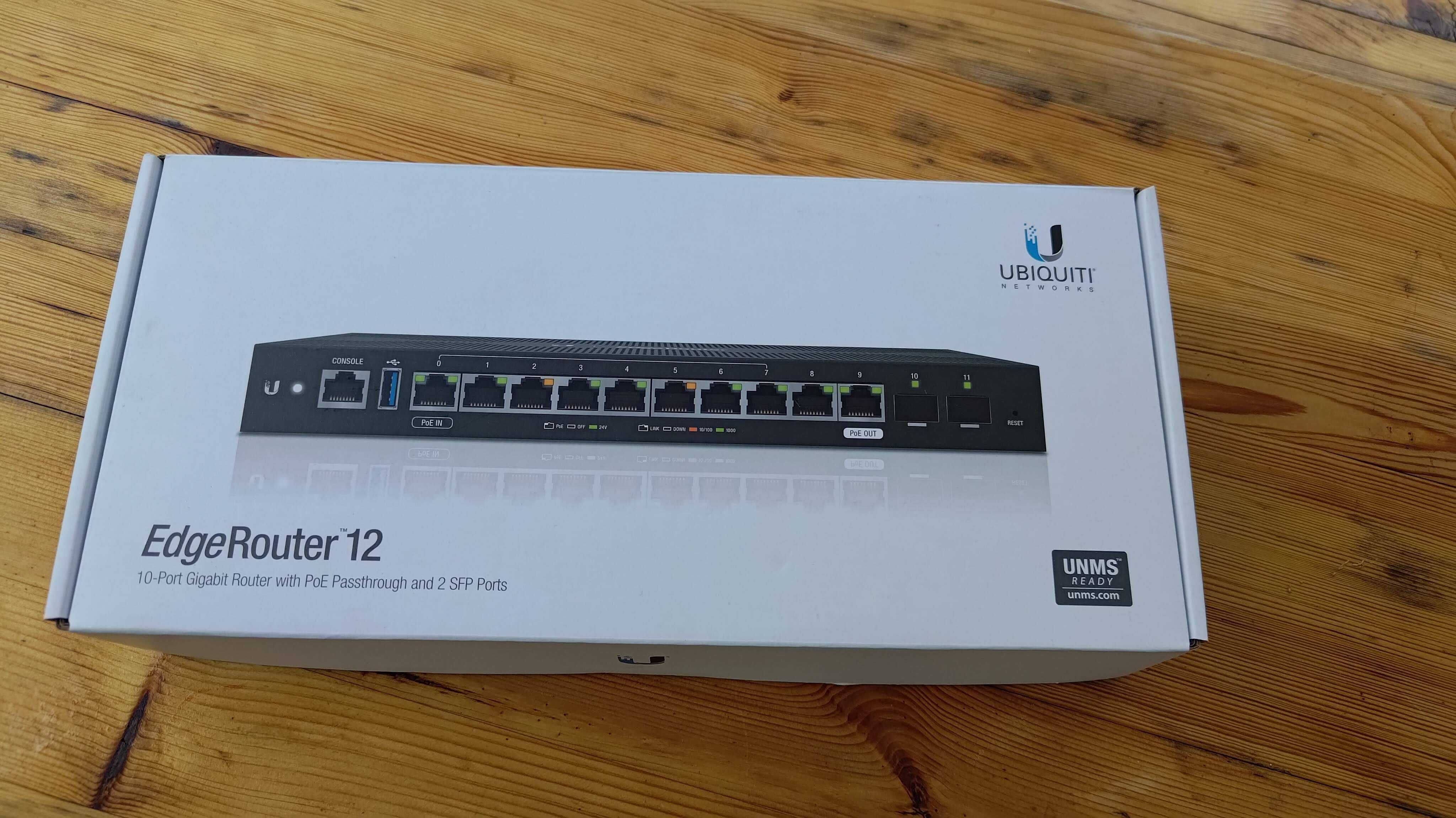 Ubiquiti ER-12 | Router | EdgeMAX EdgeRouter, 10xLAN + SFP