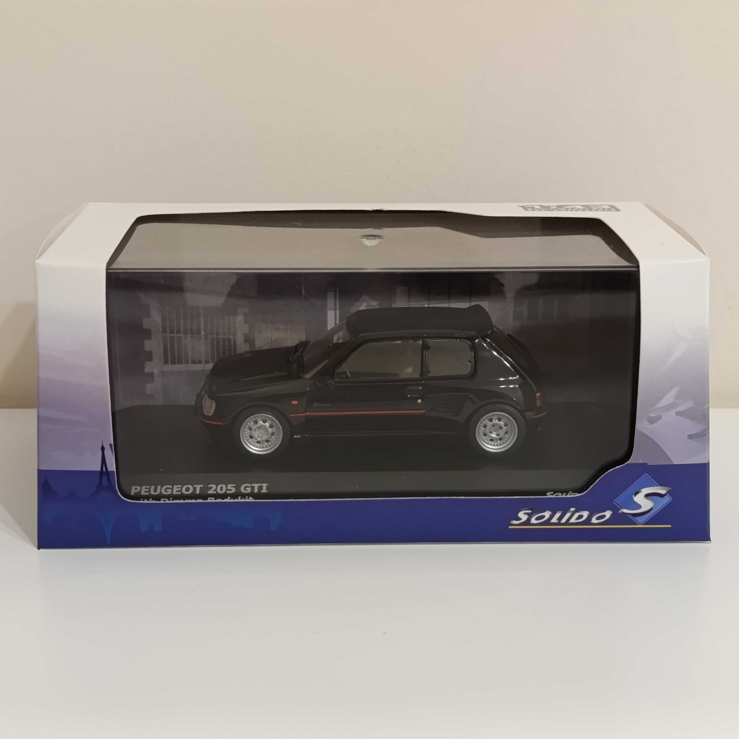 1:43 Solido Peugeot 205 GTI Dimma Bodykit - Nie RS , GTA , GT