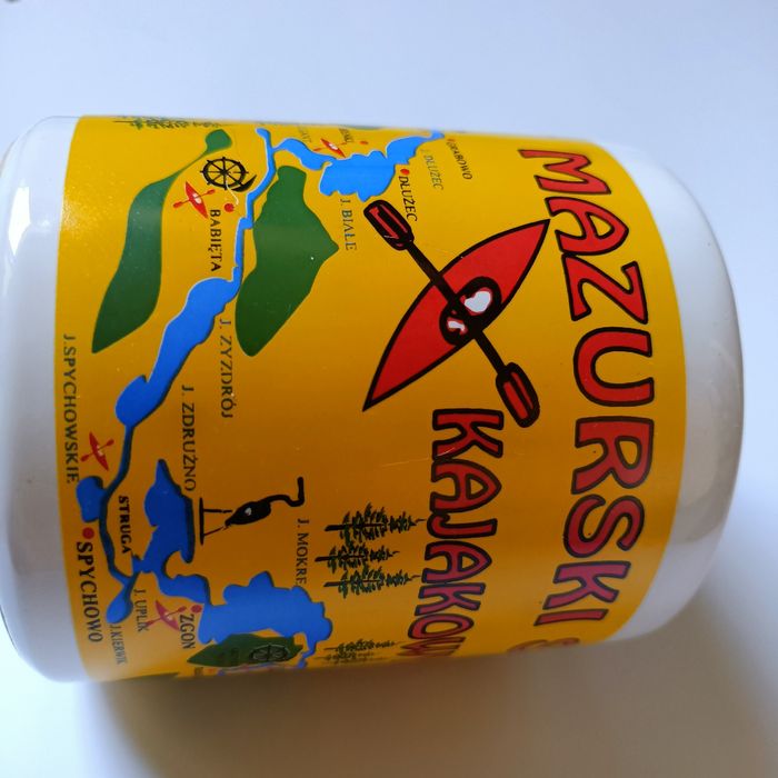 Mazurski szlak kajakowy kubek 0,5 L do kawy, herbaty