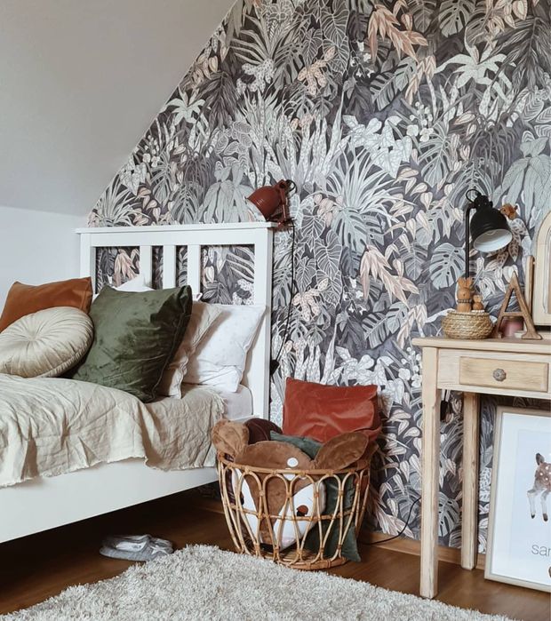 Biała rama łóżka Hemnes 90*200