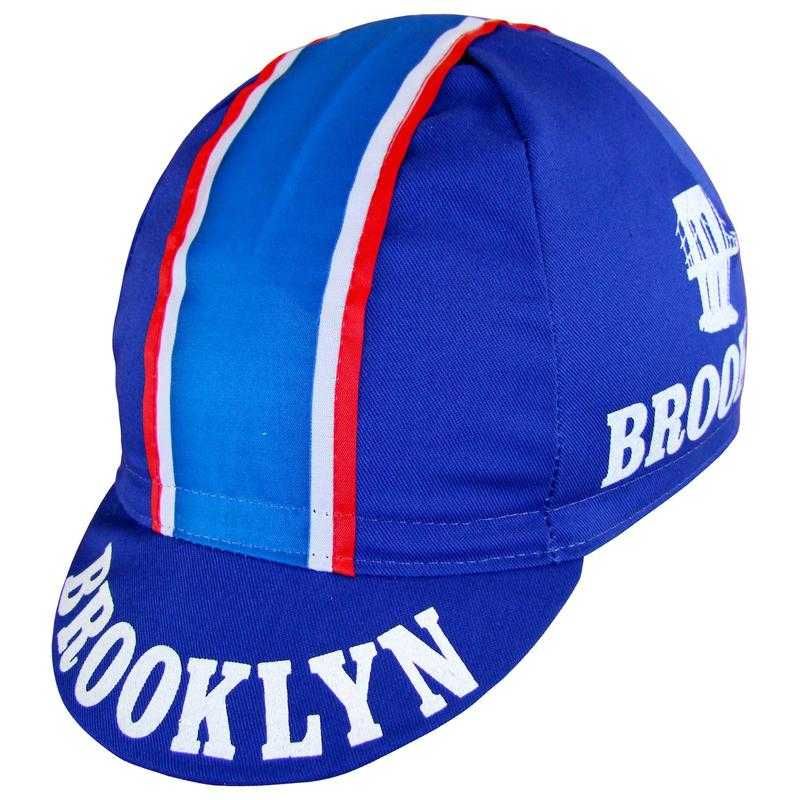 Czapka kolarska pod kask BROOKLYN niebieska - APIS