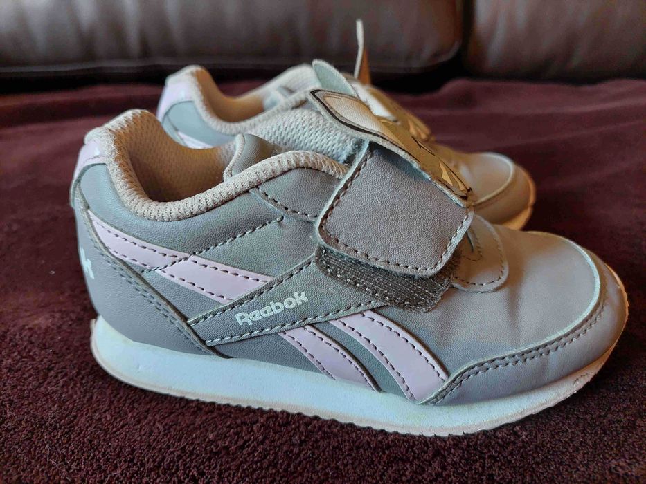 Buty dziewczynka adidasy Reebok rzepy z motywem r. 26.5EU wkł. 16cm