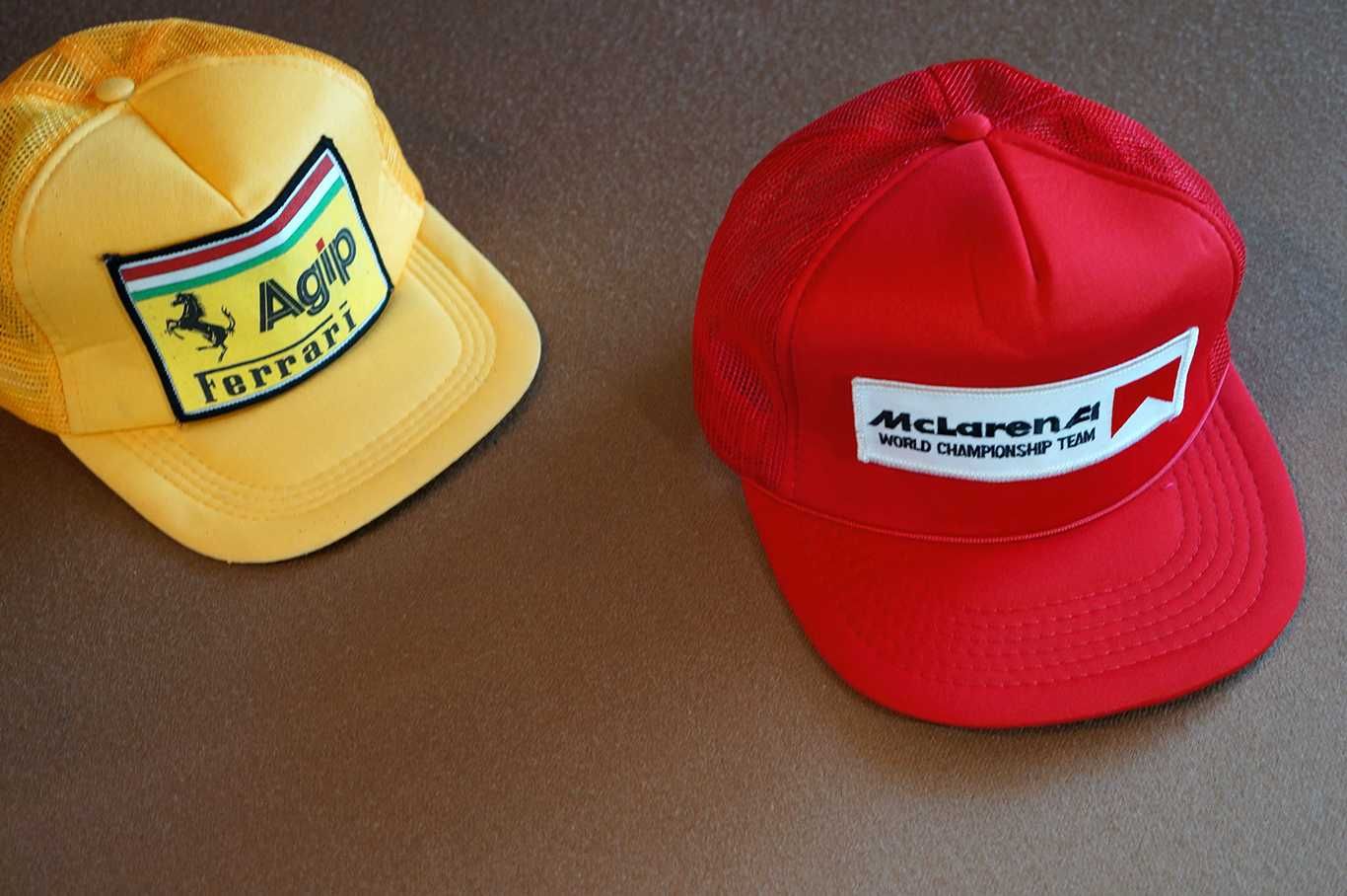 Chapéus do GP de Portugal Formula 1 finais anos 80 inícios anos 90.