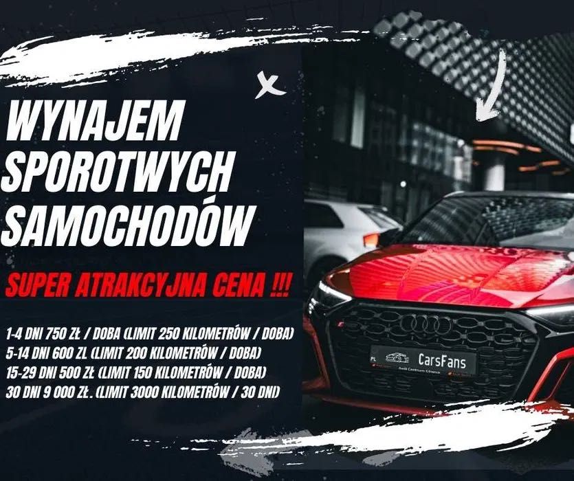 Wynajem Audi rs3