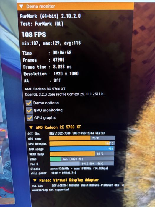 Gigabyte RX 5700 XT Gaming OC 8GB