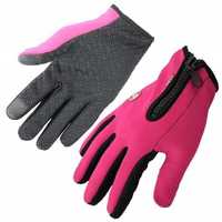 Rękawiczki Różowe Damskie SURVIVAL Dotykowe Na Rower XL