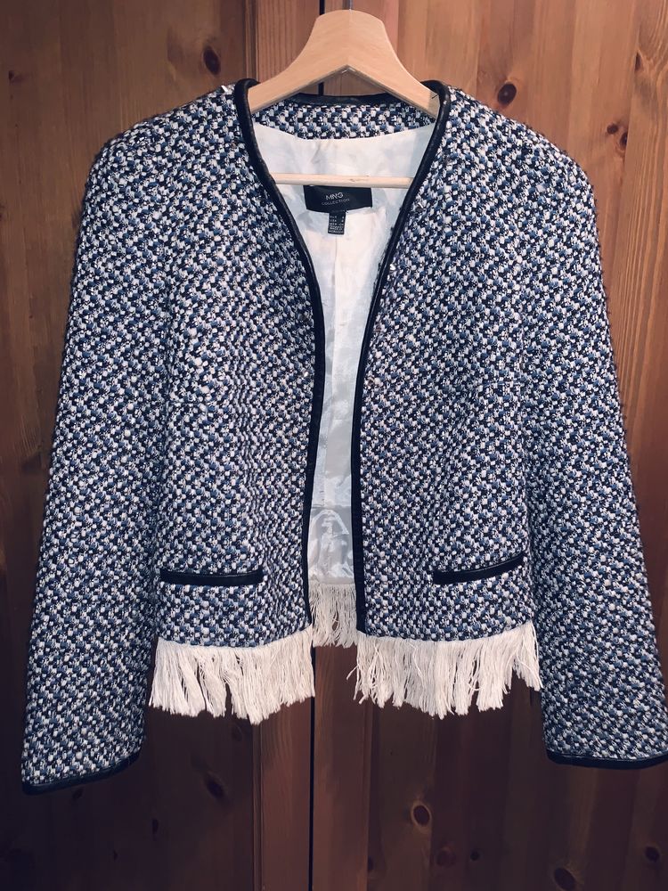 Mango Marynarka kurta elegancka retro boho 36 S