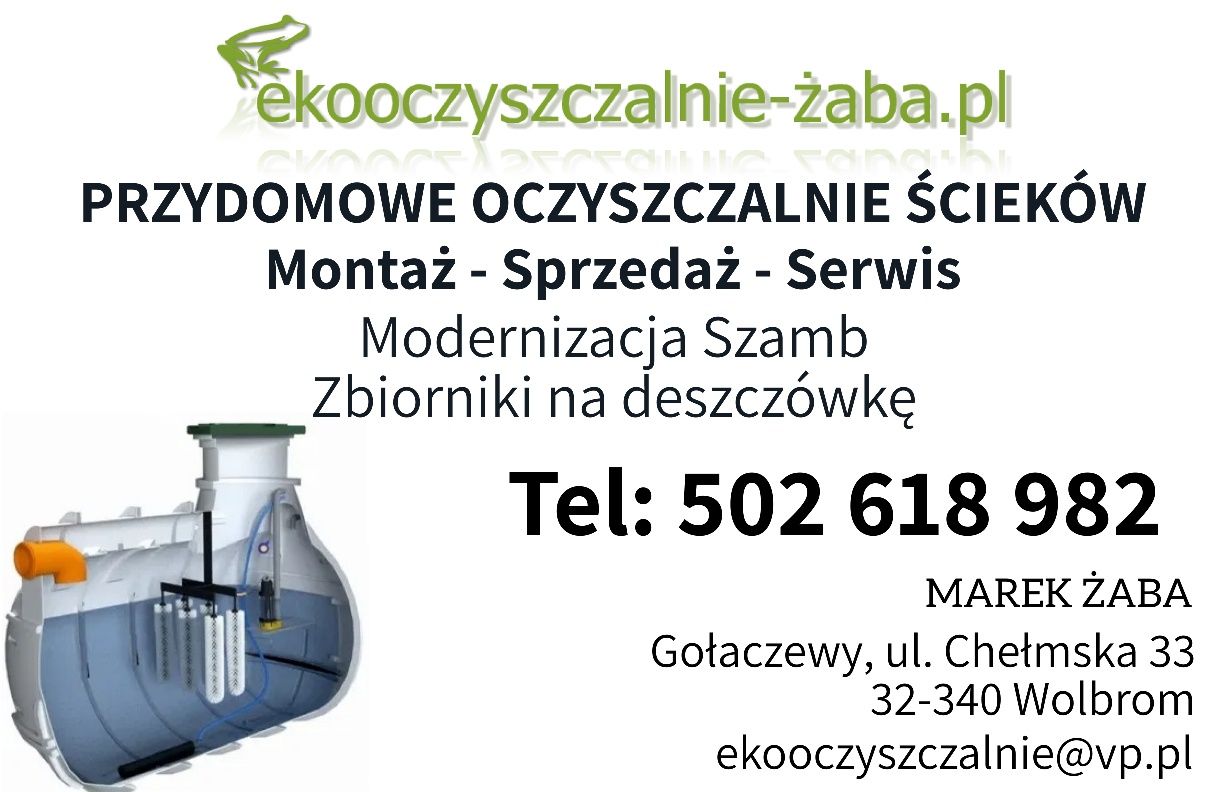 Przydomowe  Oczyszczalnie Ścieków  Biologiczne Bezzapachowe HABA