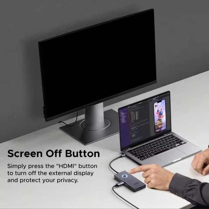 UGREEN hub 9 in 1 HDMI 4K 60Hz, Type C ,PD 100W, RJ45, SD/TF, USB-A
