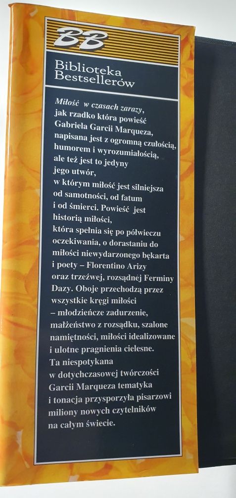 Gabriel Garcia Marquez Miłość w czasach zarazy Biblioteka Bestsellerów