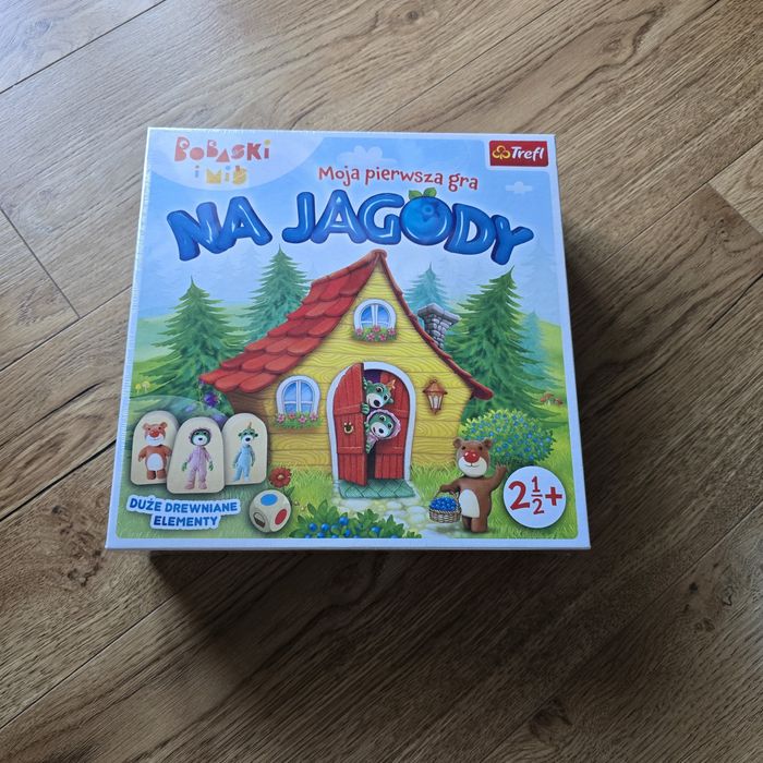Gra planszowa rodzinna na jagody trefl miś moja pierwsza gra
