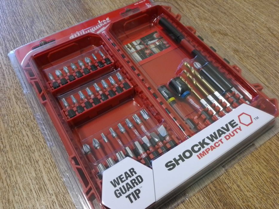 Набір біт SHOCKWAVE PACKOUT MILWAUKEE, (40шт) / 4932492004