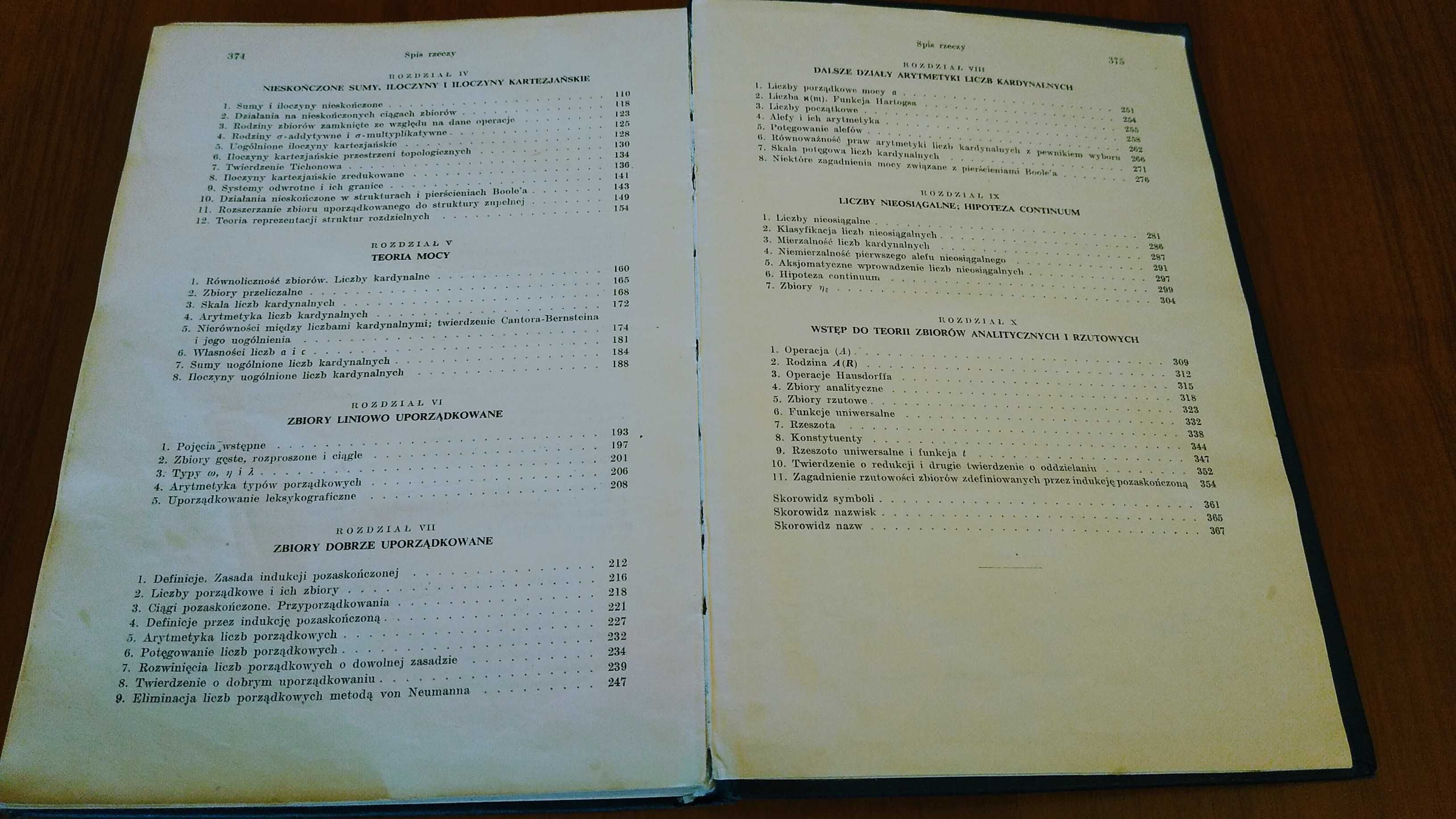 Teoria mnogości  Monografie Matematyczne 27 Kuratowski Mostowski