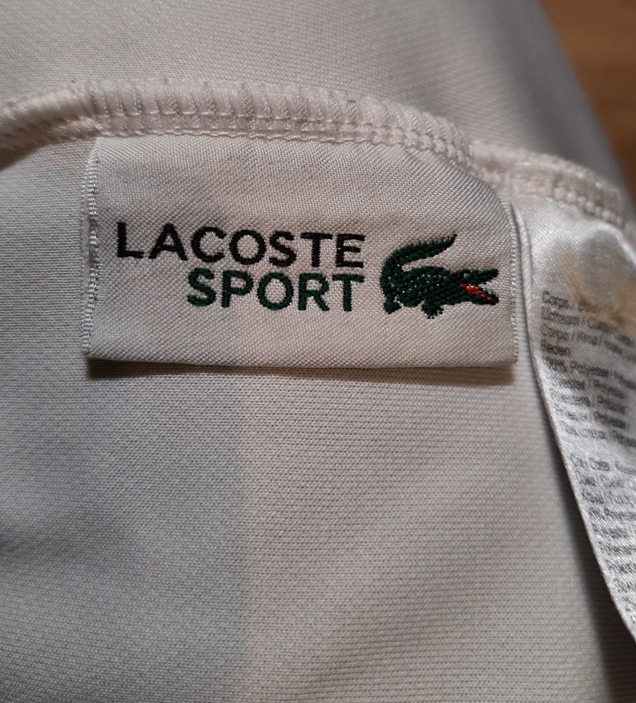 Koszulka Polo Lacoste Sport S Biała