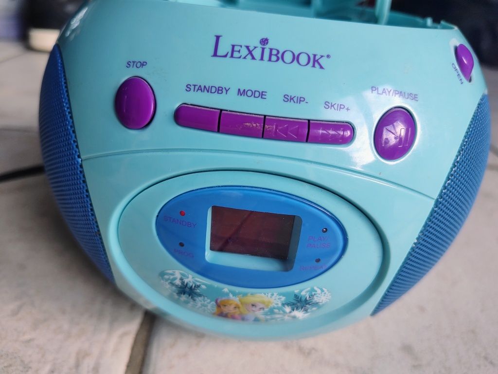 LexiBook Frozen boombox odtwarzacz CD kraina lodu