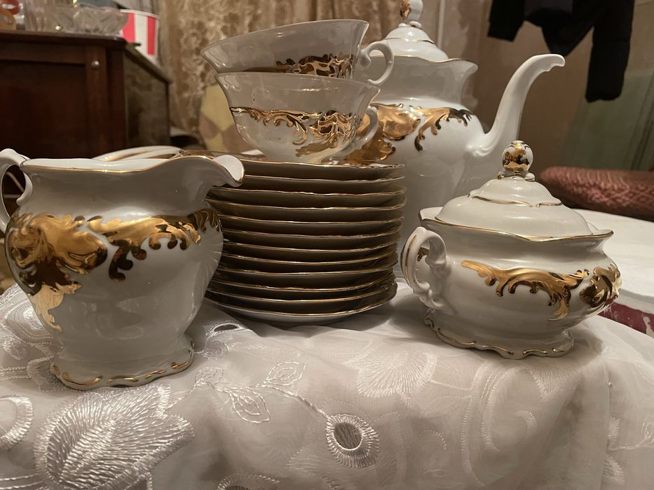 Чайный польский сервиз на 27 персонWasbrych