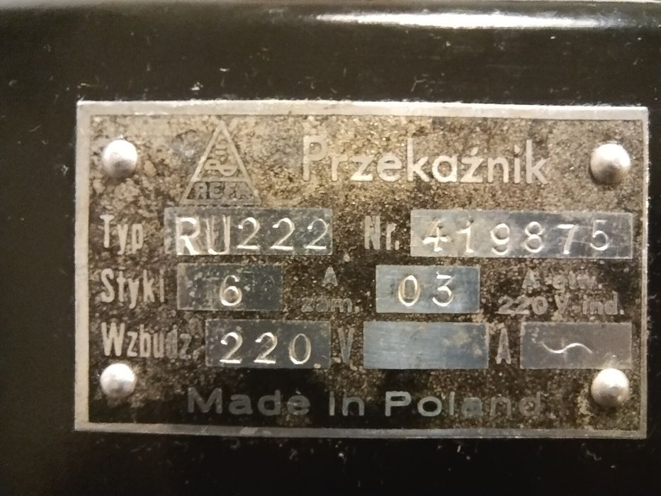 Przekaźnik RU 222