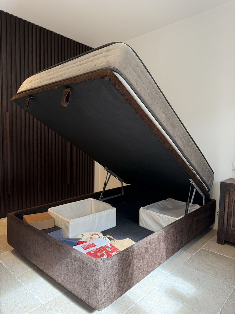 Cama sommier + colchão